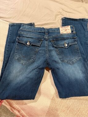 True Religion Men’s Ricky Dark Denim Jeans